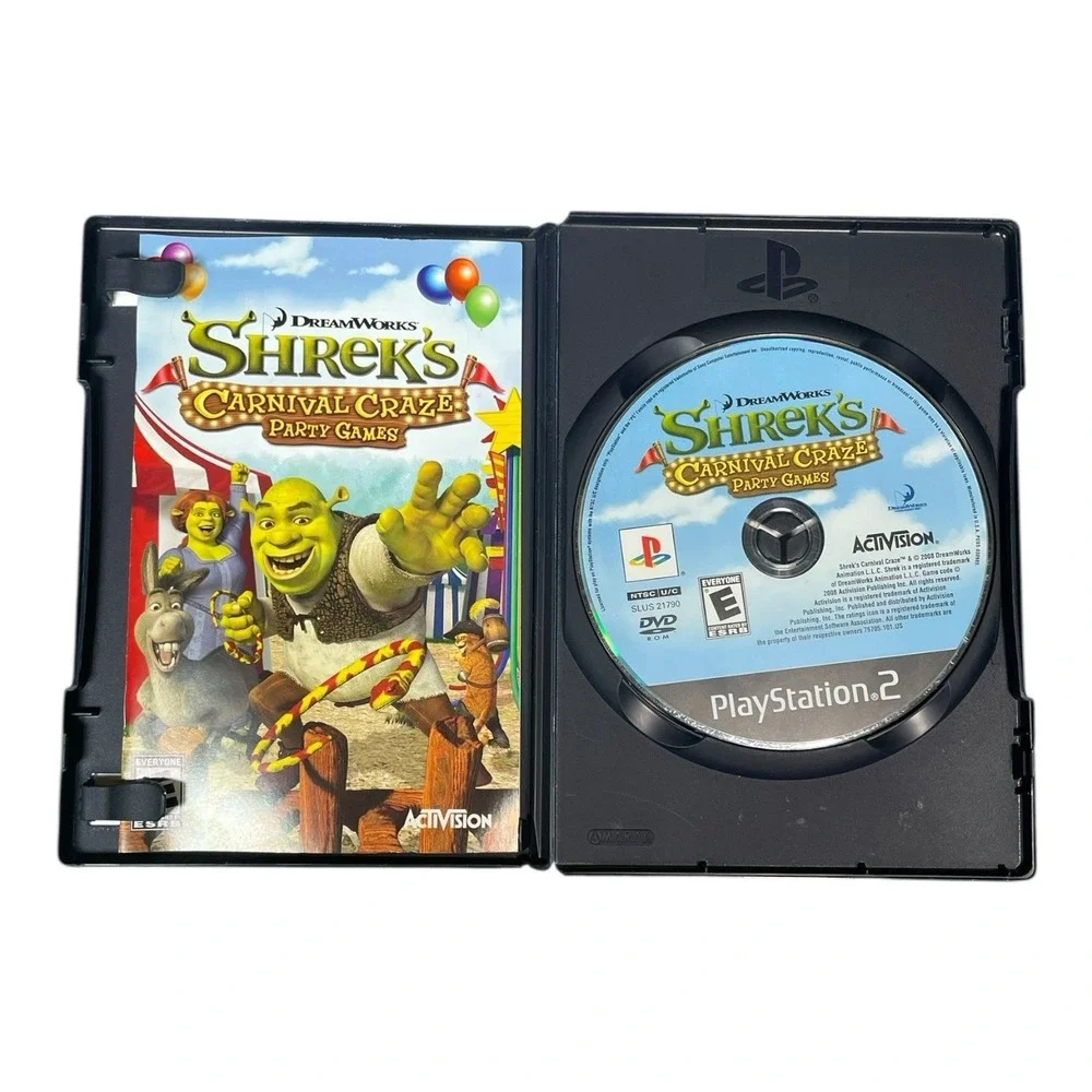 DreamWorks Shreks Carnival Craze Party Games Sony PlayStation 2